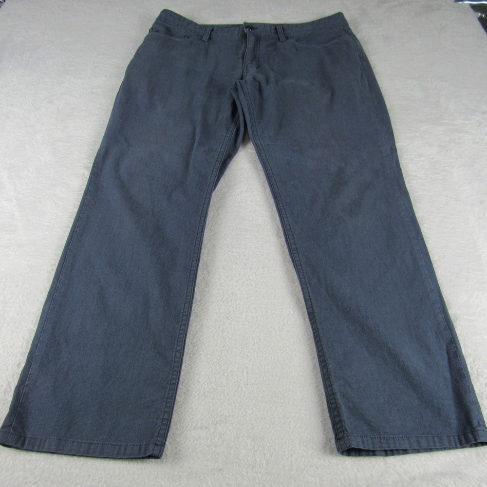 English Laundry Pants Men 36x30 Blue Excellent Textured Stretch‎ Straight Leg
